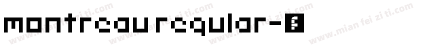 montreau regular字体转换